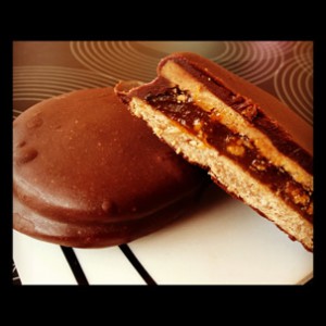 alfajor de chocolate