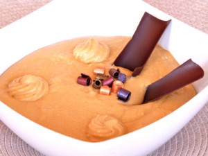 mousse dulce de leche