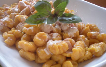 Ñoquis de calabaza Ñoquis de calabaza