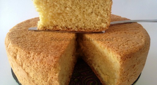 bizcochuelo de yogurt