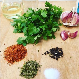 Chimichurri casero