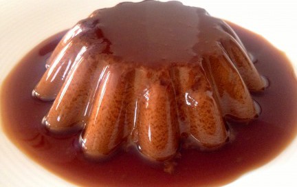 flan de dulce de leche