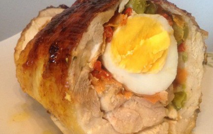 Arrollado de Pollo al horno Arrollado de Pollo al horno