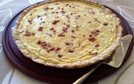 Tarta de Jamón, Panceta y Queso quiche-lorraine