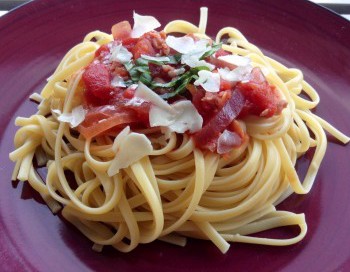 Espaguetti a la matriciana photo