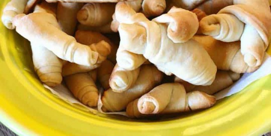 Cuernitos de grasa o manteca cuernitos de grasa