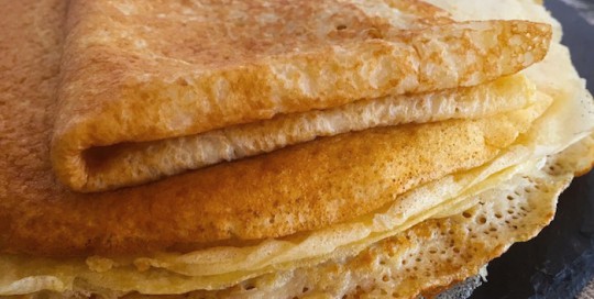 Masa básica para panqueques o crepes panqueques