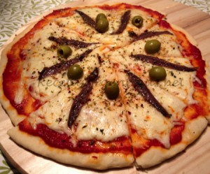 pizza con anchoas