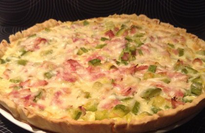 Tarta de jamón y zucchini tarta zapallito y jamón