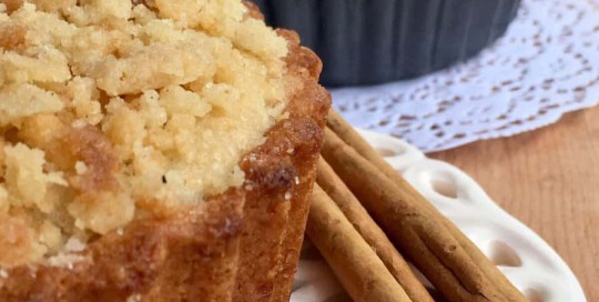 Tarta de manzanas con crumble