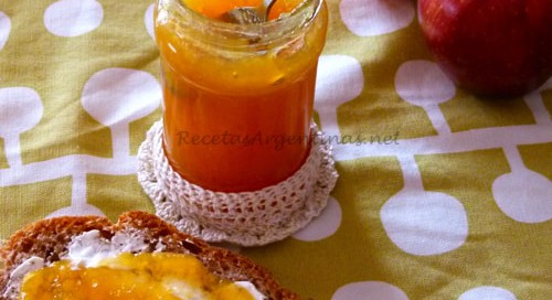 Mermelada de manzana y naranja Mermelada de manzanas y naranjas
