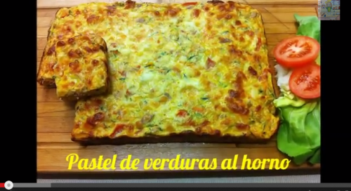pastel de verduras