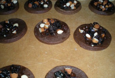 Galletitas de chocolate y frutos secos galletas chocolate y frutos secos