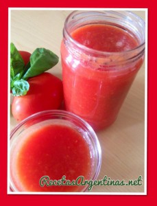 salsa de tomate casera