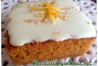 Torta de zanahoria ( Carrot Cake) torta de zanahoria