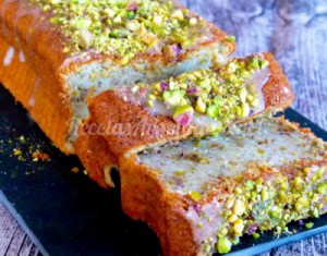 Budín de pistachos y naranja