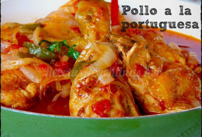Pollo a la portuguesa pollo a la portuguesa