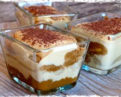 Tiramisú de dulce de leche