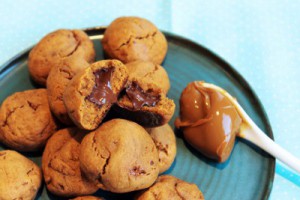 galletitas dulce de leche con chocolate