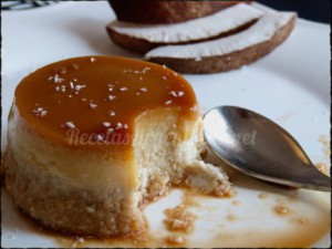 flan de coco