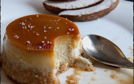 flan de coco