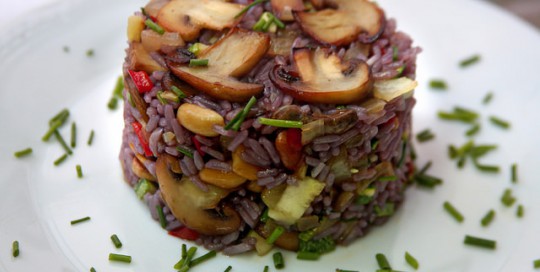 Arroz al Malbec con Hongos y Vegetales Contacto con lo divino 19