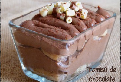 Tiramisú de Chocolate tiramisu de chocolate