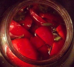 conserva de ajies dulces