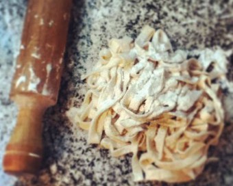 Fideos caseros (pasta casera sin pastalinda) fideos caseros