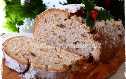 Stollen Navideño stollen