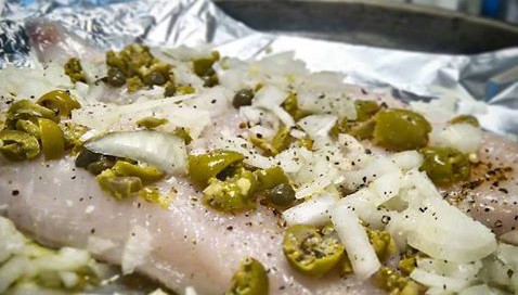 filet de corvina tipo papilote