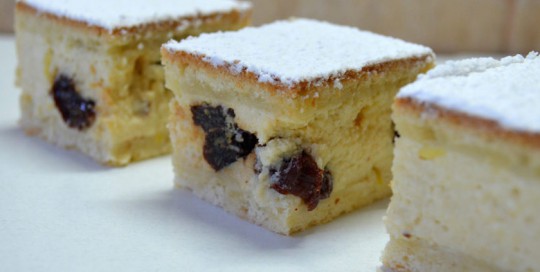 Cuadrados de ricota y pasas. Por @MatiChavero cuadrados-de-ricota-y-pasas