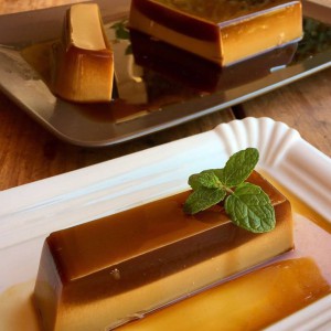 flan de cafe bicolor