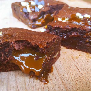 Brownie con Dulce de Leche