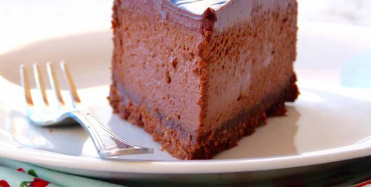 tarta de queso chocolate