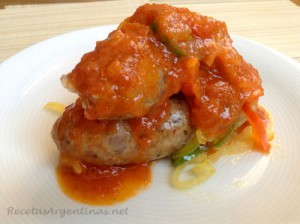 Chorizos a la pomarola