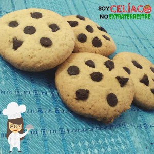 Galletitas con chips de chocolate sin gluten «Aptas Para Celíacos»