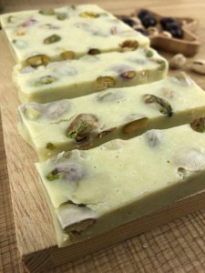 turrón de pistachos
