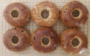 bagels canela y pasas