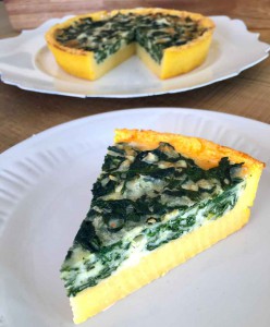 quiche de polenta