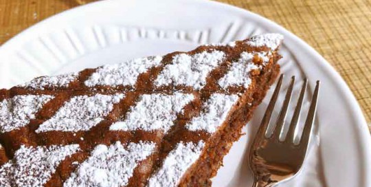 torta chocolate y almendras