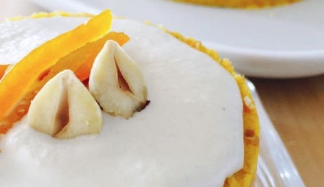 Tarta de zanahoria vegana sin cocción ( carrot cake)