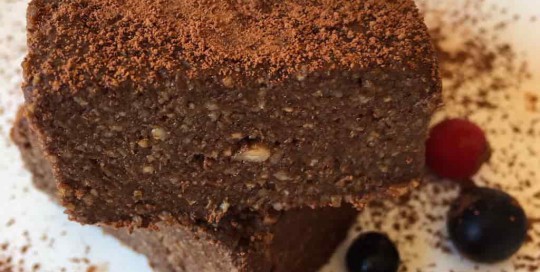Brownie vegano sin cocción brownie vegano