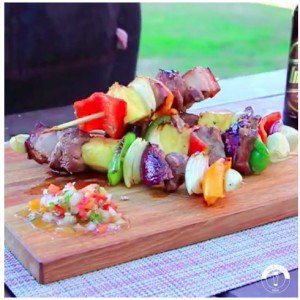 Brochette de cordero