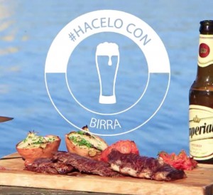Entraña Imperial Weissbier. (parrilla a gas)