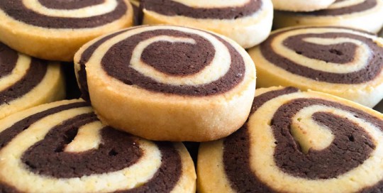 Galletitas o Galletas de vainilla y chocolate galletitas caracol