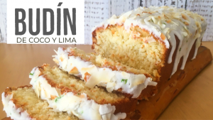 budin de coco y lima