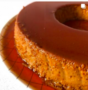 Flan casero de Dulce de Leche