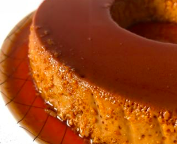 Flan casero de Dulce de Leche
