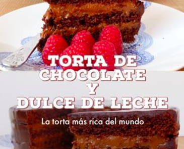 Torta de Chocolate, dulce de leche y queso mascarpone